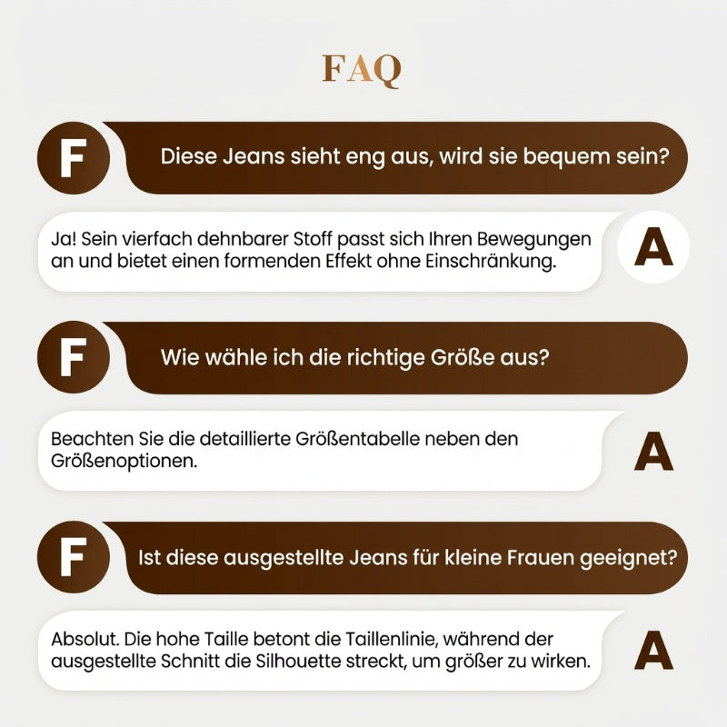 💕Frühlingsneuheit👖Stretch-Schlagjeans mit hohem Bund