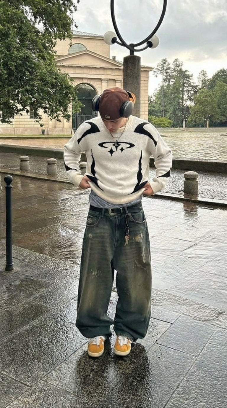 Jersey de punto "Estrella Circular"