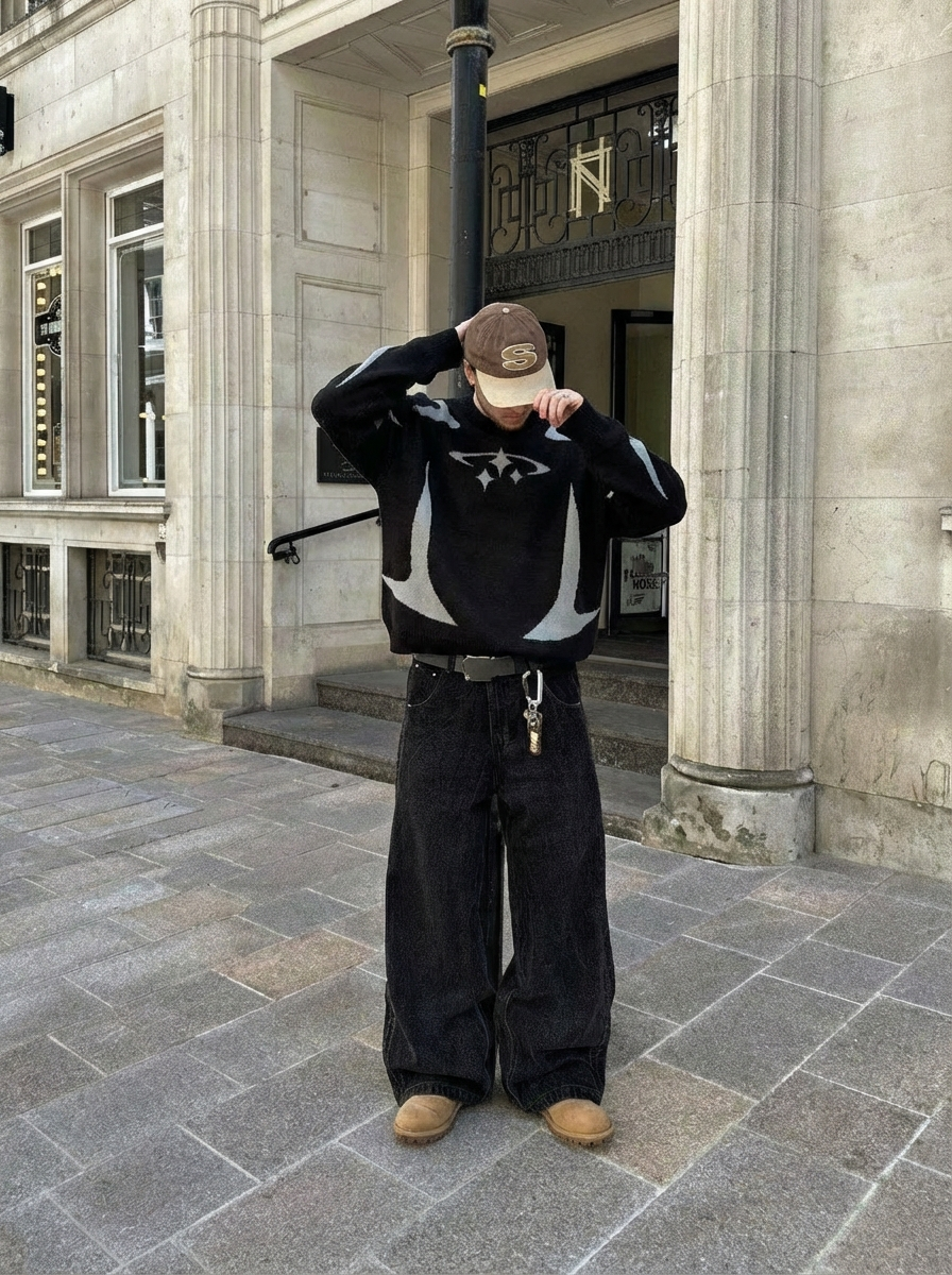 Jersey de punto "Estrella Circular"